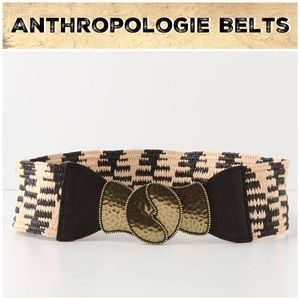 Anthro “Contrasting Weaves Belt”